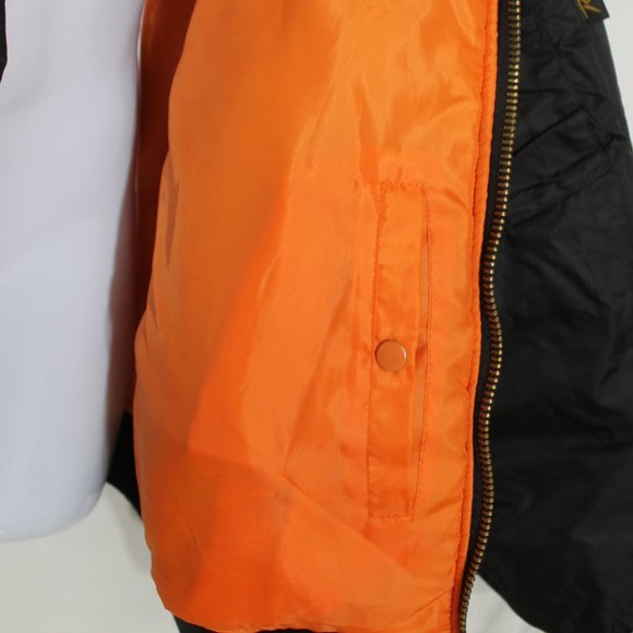 Rothco Reversible Intermediate Flyers Flight Bomber Jacket Mens 2XL Black USAF - Picture 10 of 13